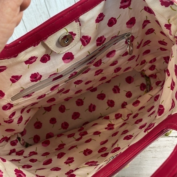 Vera Bradley Make Me Blush Charleston Tote - Picture 10 of 13